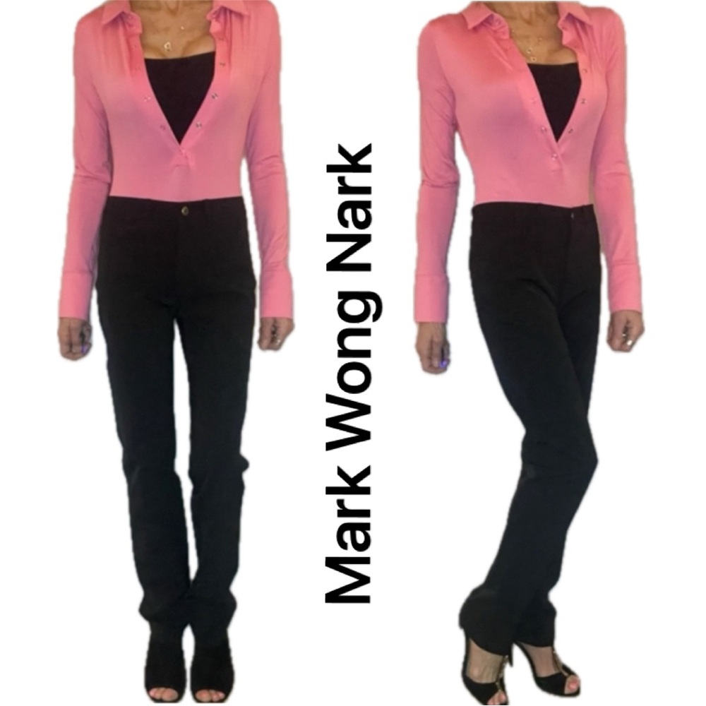 Vintage 90s Mark Wong Nark black dress pants